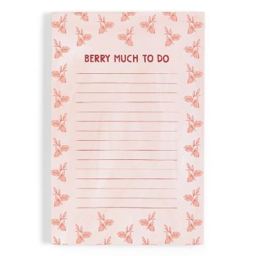 Berry Much To Do Notepad