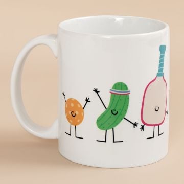 Pickleball Characters Mug