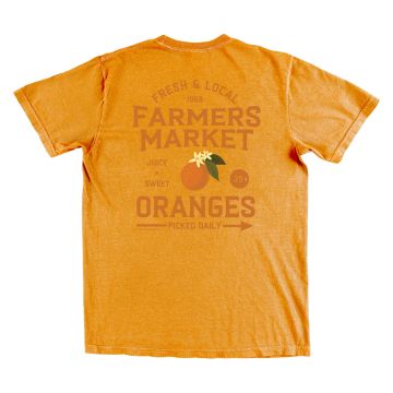 Orange Farmers Market Tee - Citrus