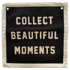 Beautiful Moment Embroidered Canvas Banner