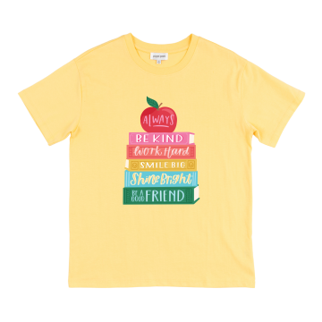 Affirmations Book Stack - Pippi Tee - Light Yellow