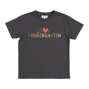 I Love Kindergarten - Youth Pippi Tee - Dark Gray