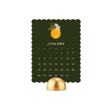 Farm Fresh - 2025 Scalloped Desk Calendar