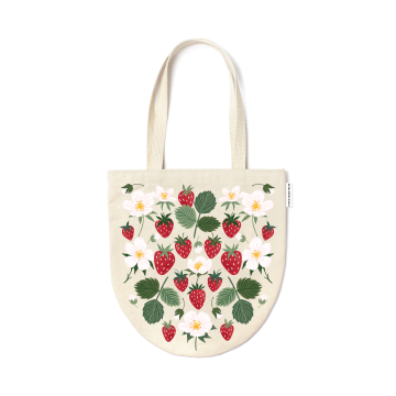Strawberry Patch Canvas Tote Bag