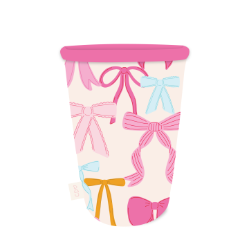 Coquette Bows Coffee Sleeve Size:Small